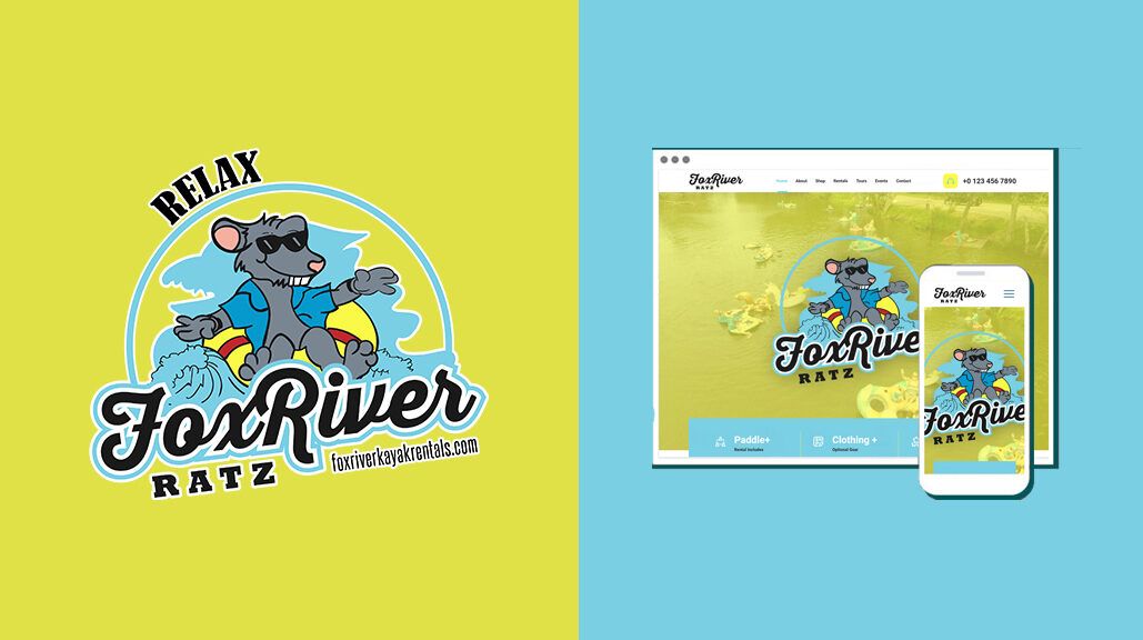 Fox River Ratz Logo Design