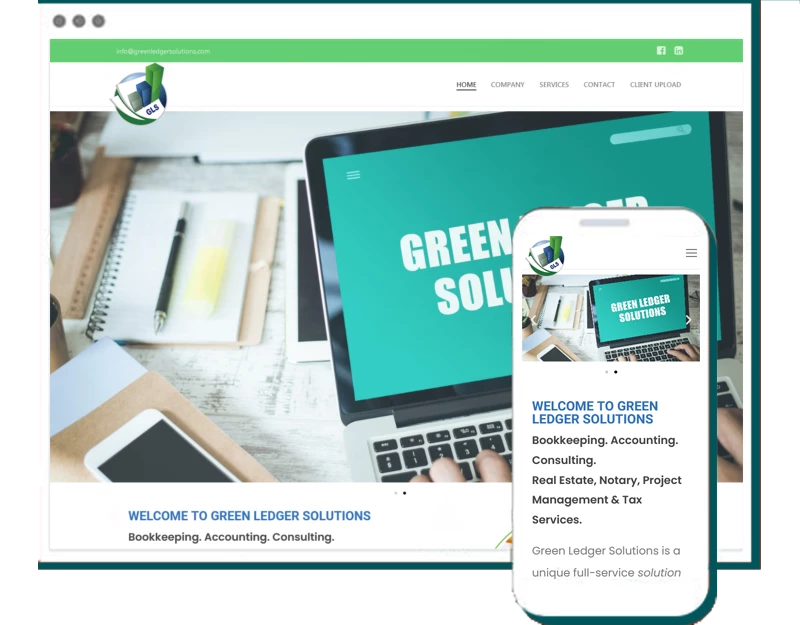 Green Ledger Solutions Portfolio Image